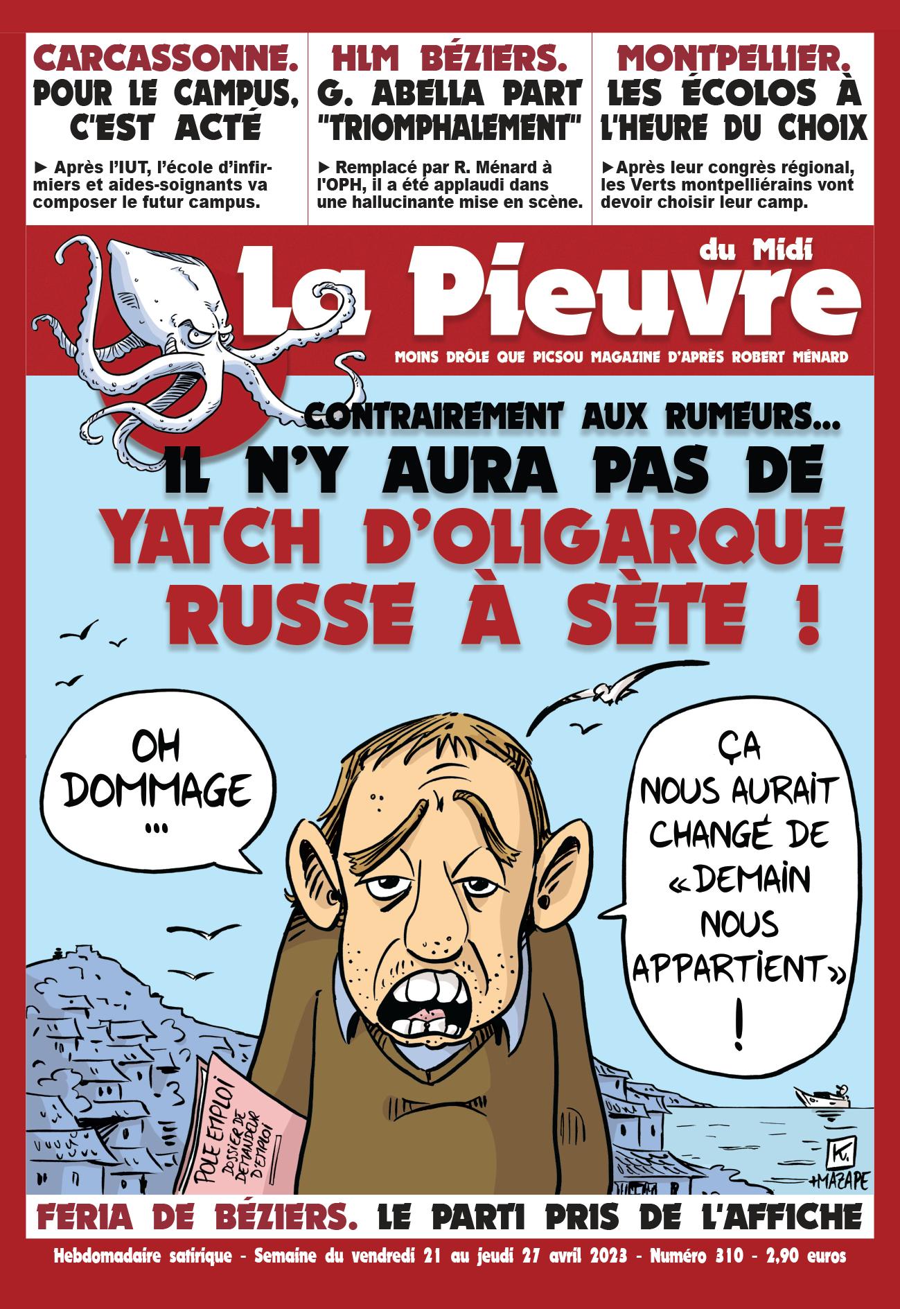 N° 310 du vendredi 21 au 27 avril 2023