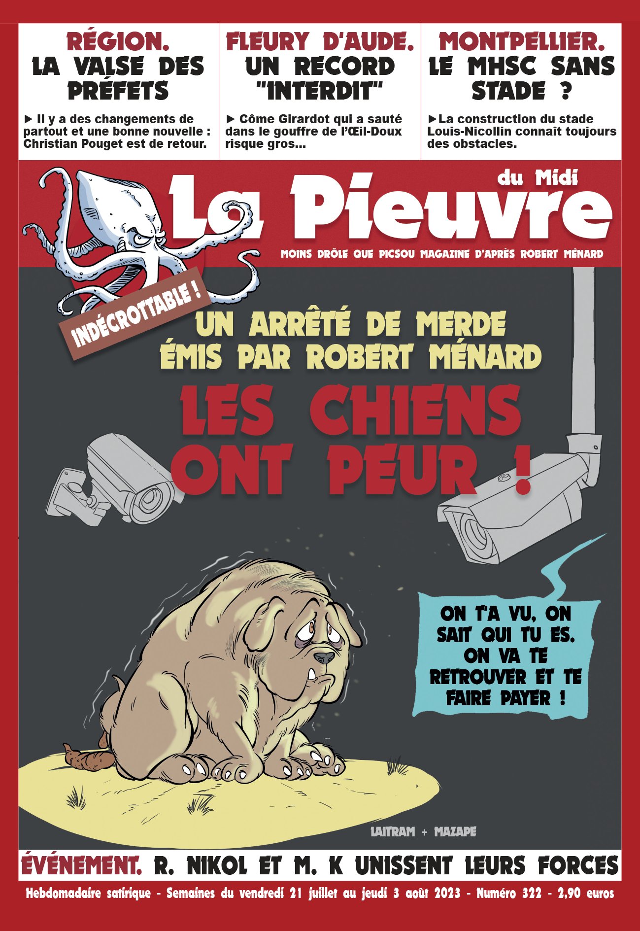 N° 322 du vendredi 21 juillet au 3 août 2023