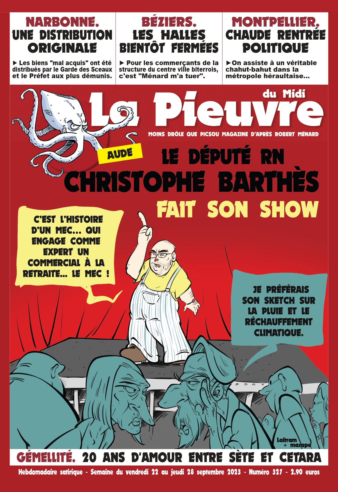 N° 327 du vendredi 22 au jeudi 28 septembre 2023