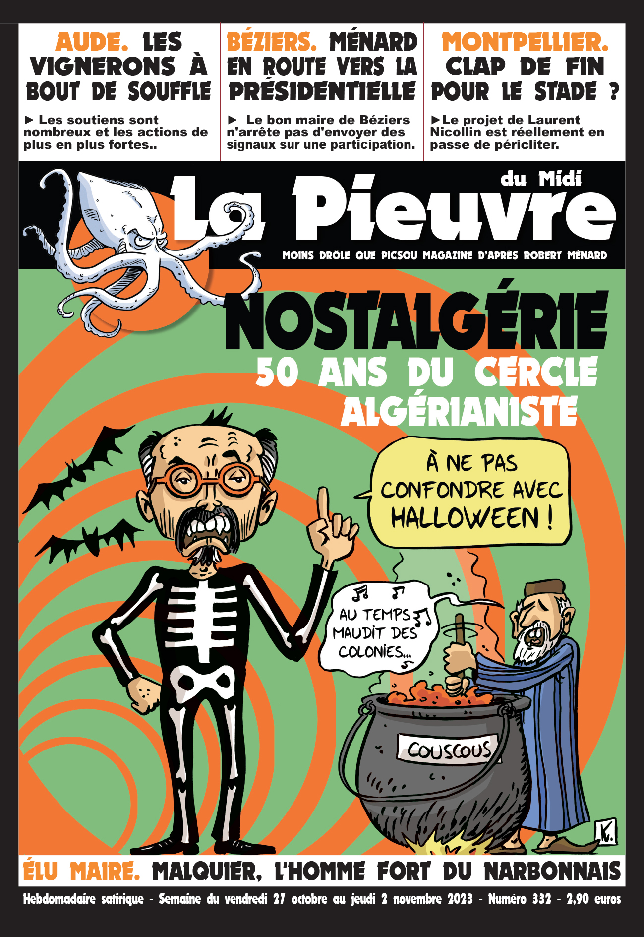N° 332 du vendredi 27 octobre au 2 novembre 2023