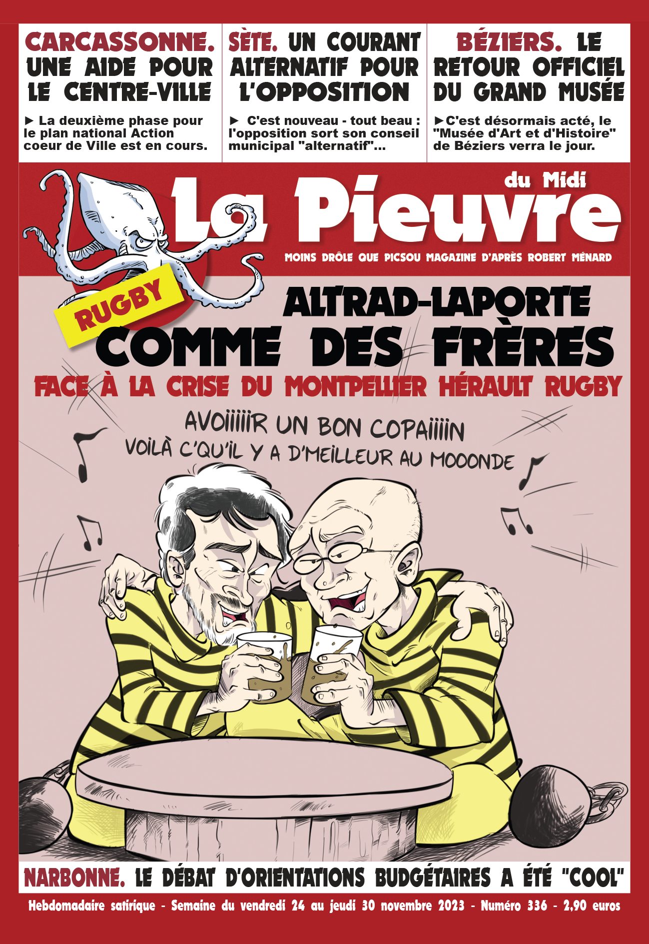N° 336 du vendredi 24 octobre au jeudi 30 novembre 2023