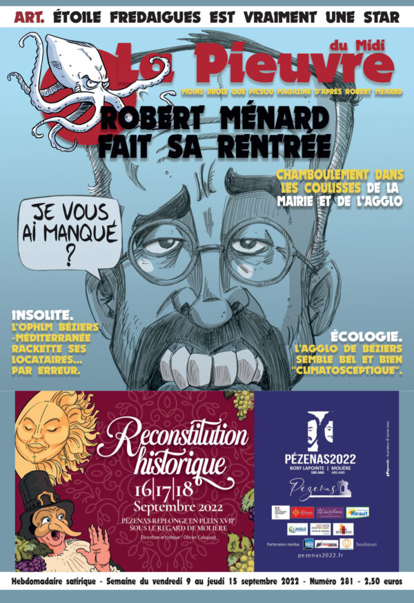 N° 281 du vendredi 9 au jeudi 15 septembre 2022