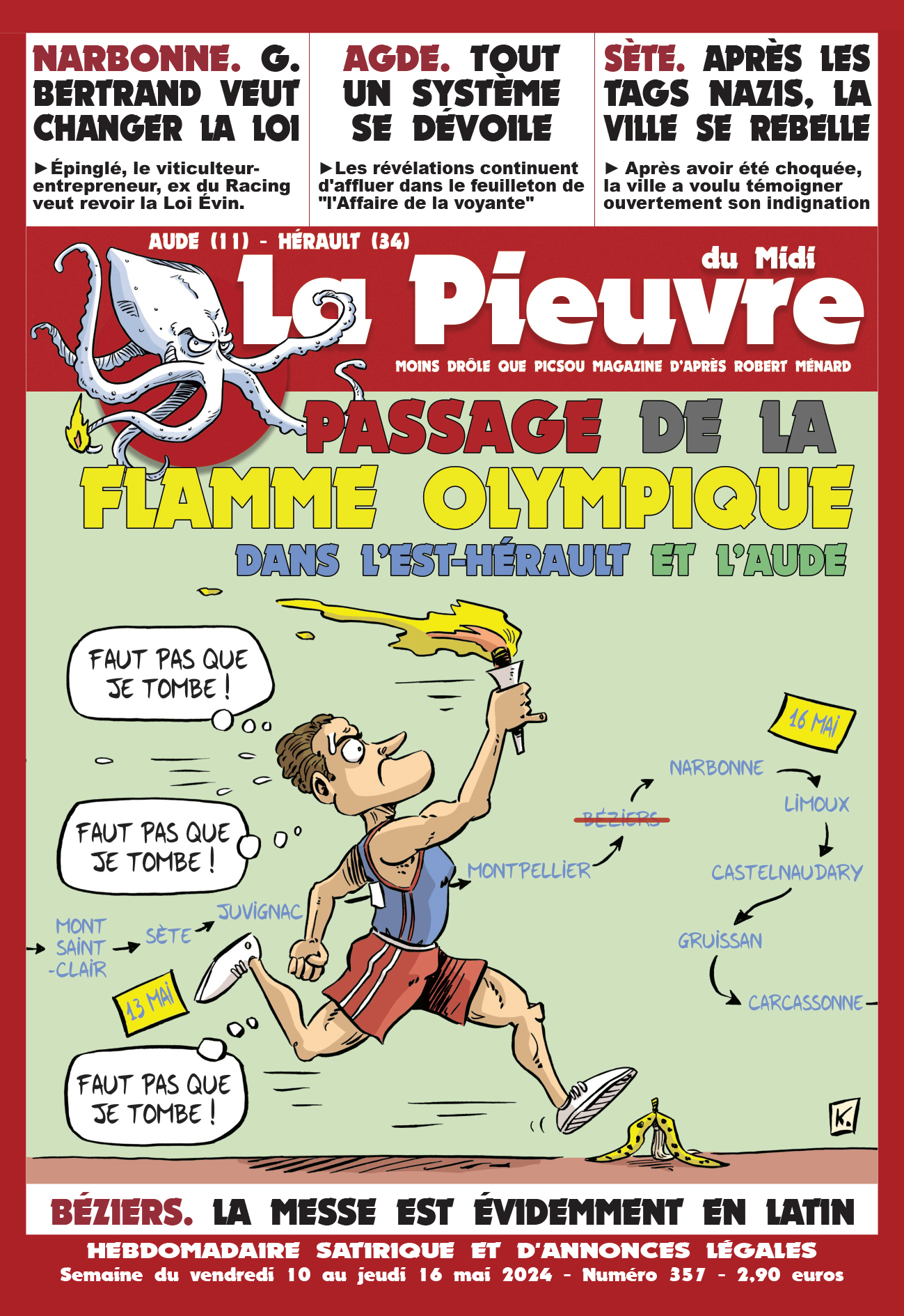 N° 357 du vendredi 10 au jeudi 16 mai 2024