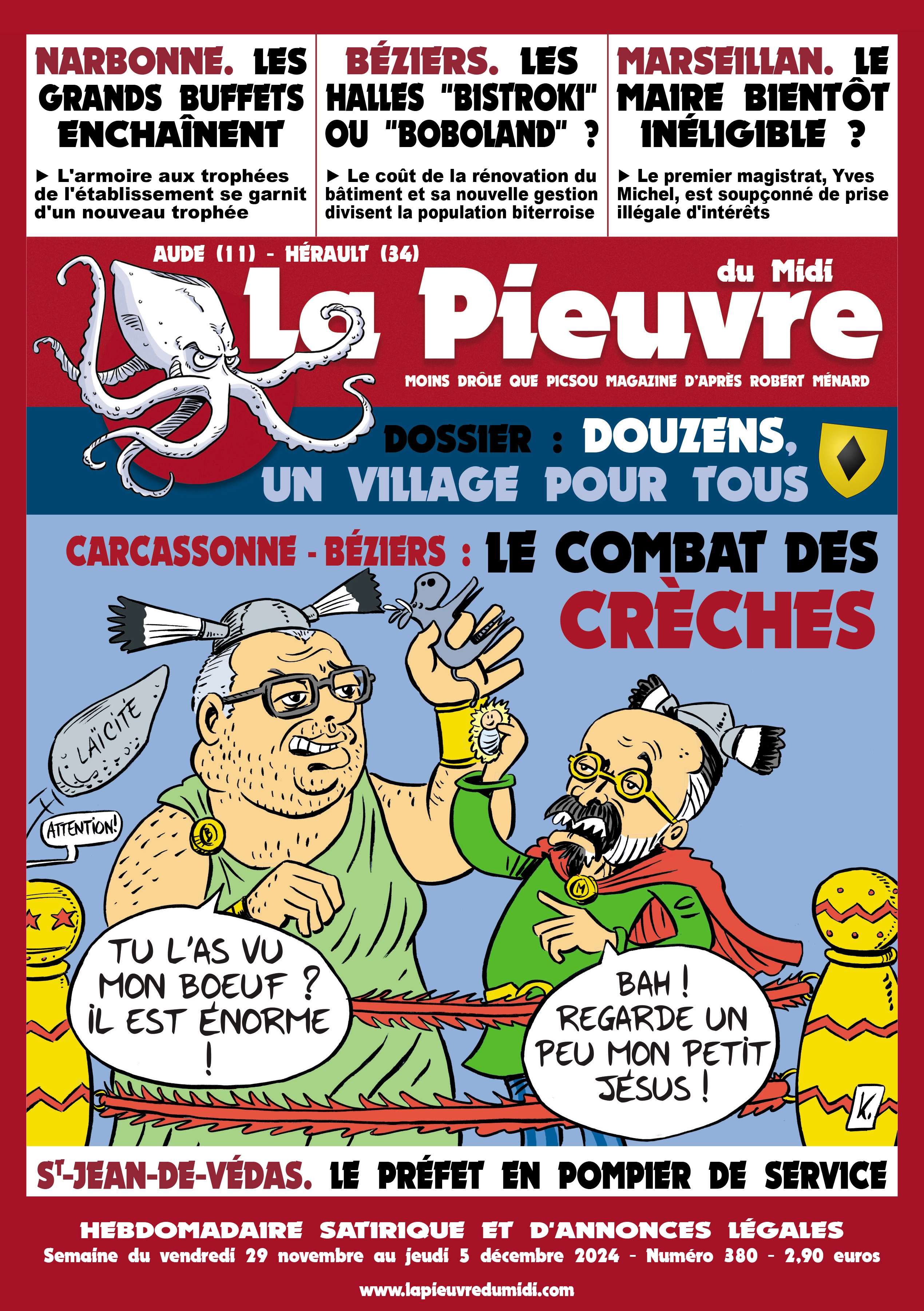 N° 380 du vendredi 29 novembre au jeudi 5 décembre 2024