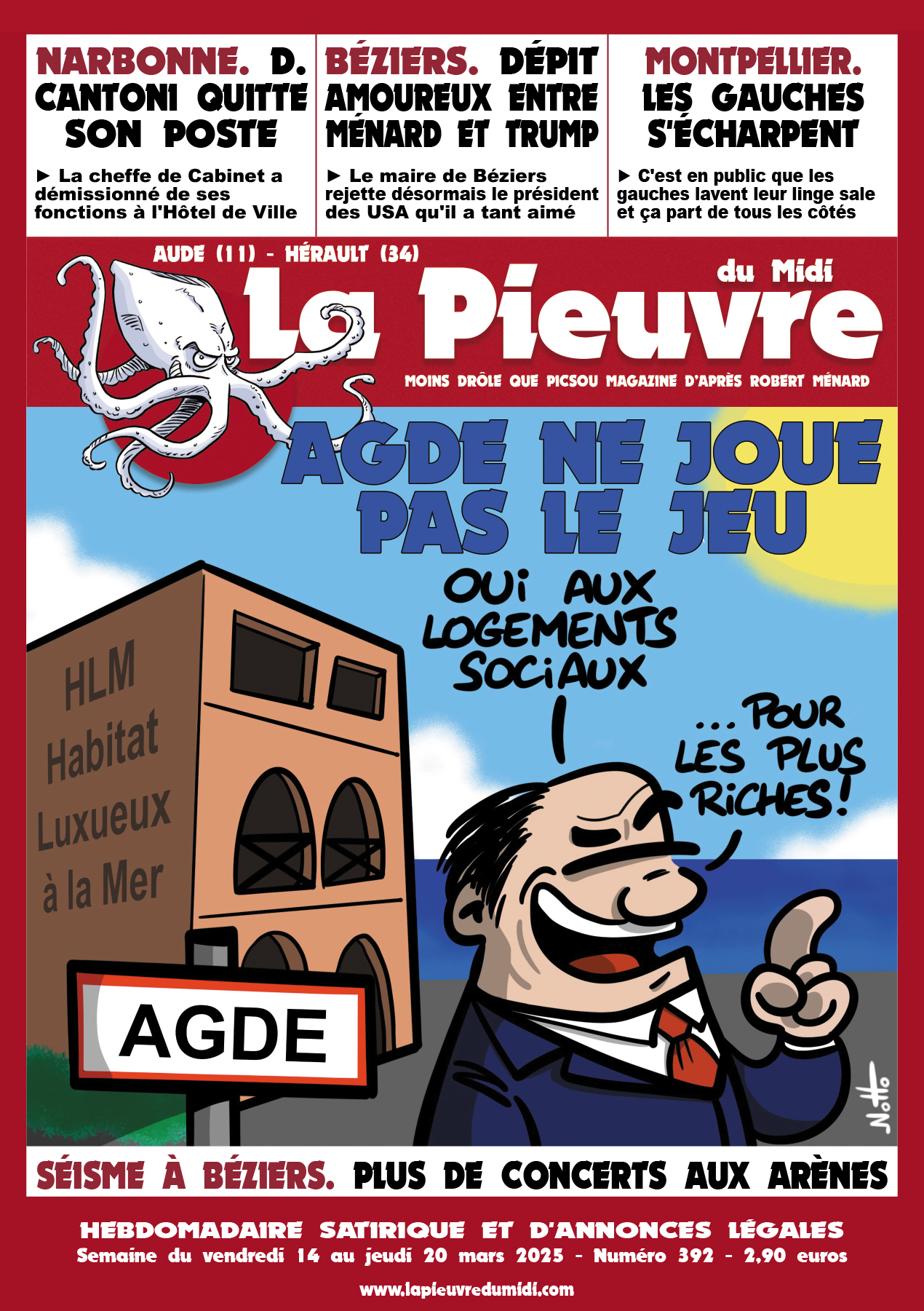N° 392 du vendredi 14 au jeudi 20 mars 2025