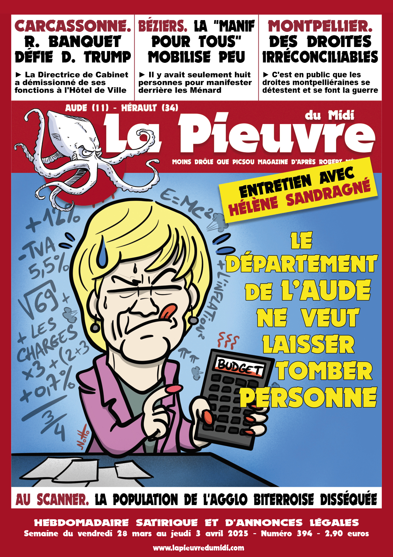 N° 394 du vendredi 28 mars au jeudi 3 avril 2025