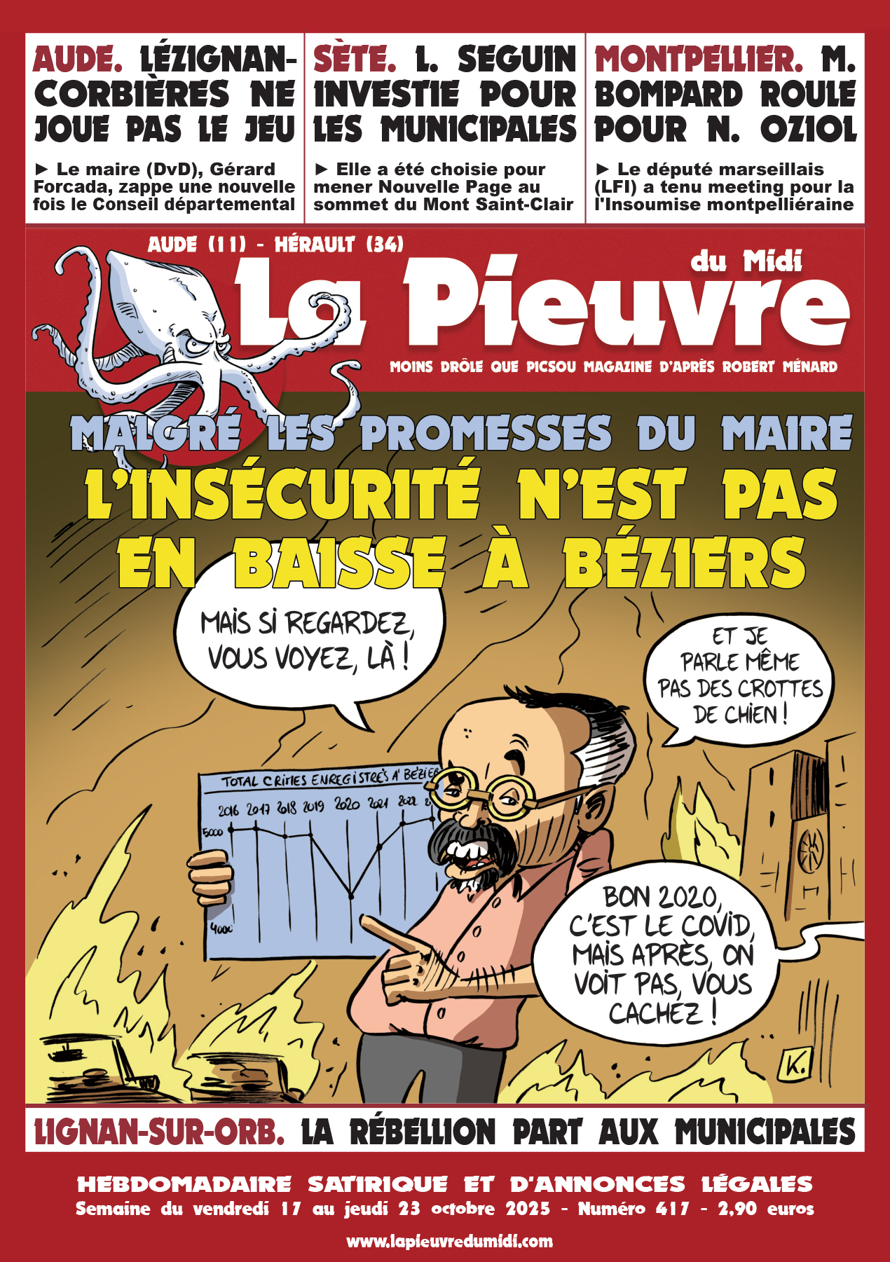 N° 417 du vendredi 17 au jeudi 23 octobre 2025