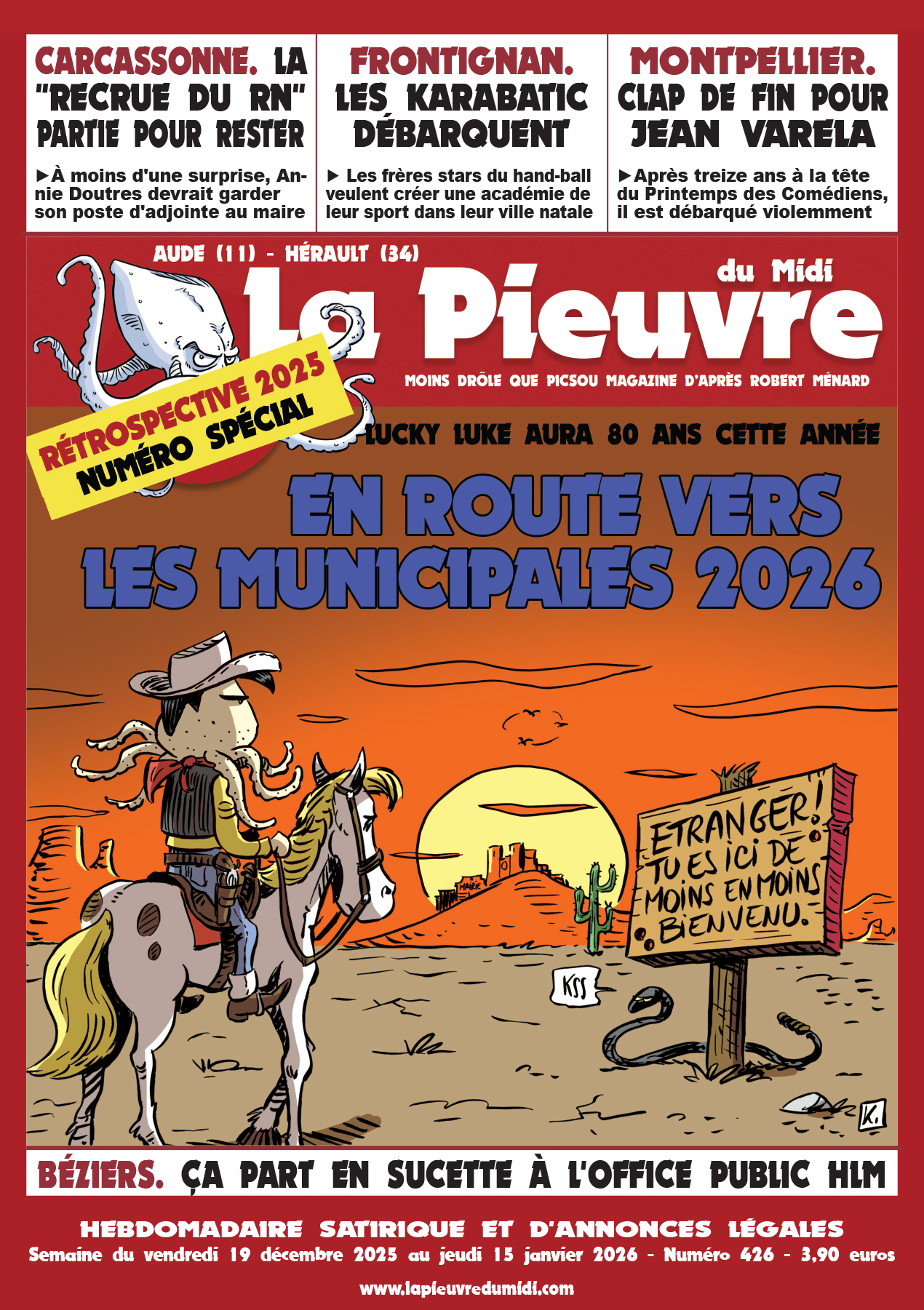 N° 426 du vendredi 19 décembre 2026 au jeudi 15 janvier 2026